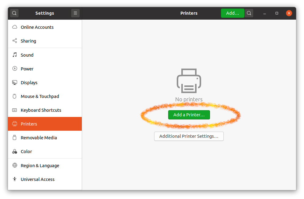 How to Add Printer Ubuntu 20.04 Desktop - Add Printer