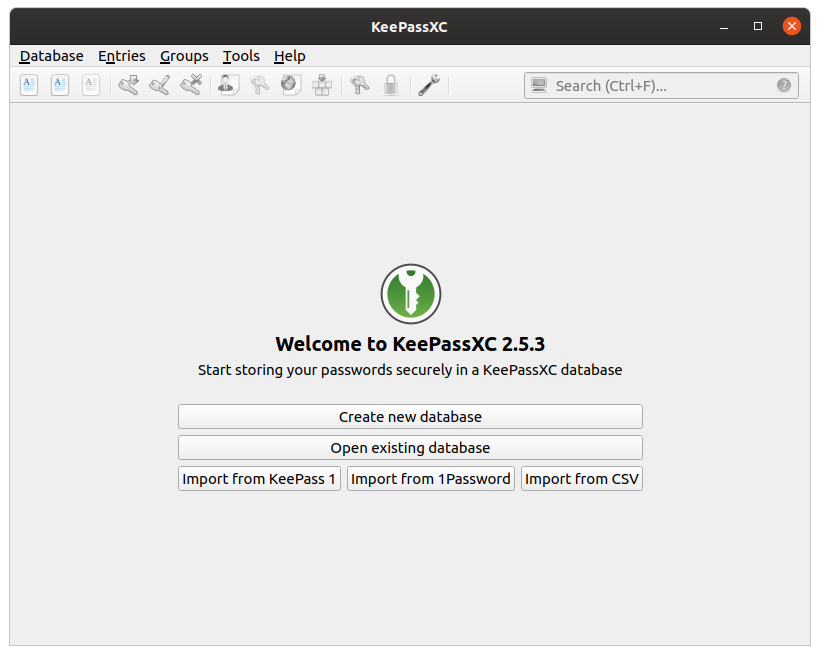 Step-by-step KeePassXC Fedora 30 Installation Guide - UI