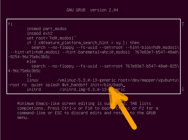 Voyager 18.04 Boot Single User Mode Easy Guide - Linux Single User Shell