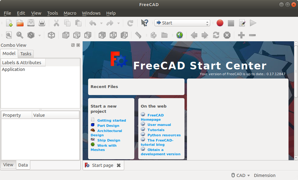 Step-by-step FreeCAD MX Linux Installation - UI