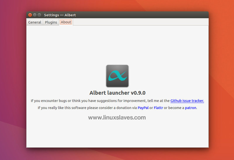 How to Install Albert on Ubuntu LTS - Albert Launcher