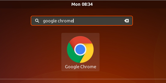 How to Install Google Keep Fedora 34 - Launch Chrome