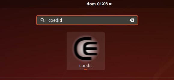 How to Install Coedit D IDE on Ubuntu 16.04 Xenial GNU/Linux - Launcher