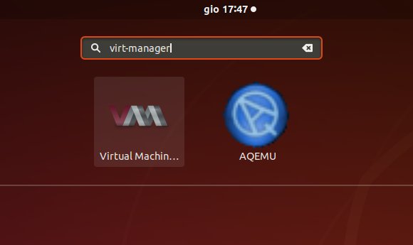 Launching Virt-Manager