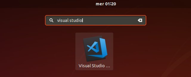 How to Install Visual Studio Code IDE in Xubuntu 20.04 Focal LTS - Launcher