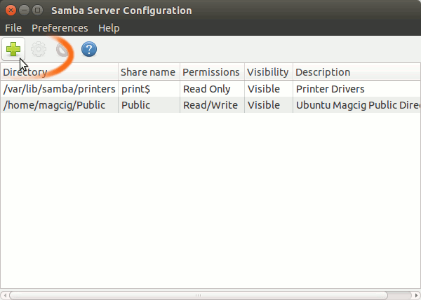 Ubuntu 14.04 Trusty File Samba Server Quick Start - Add Directory