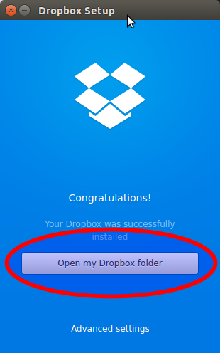 Quick-Start with DropBox on Linux - DropBox Open Sharing Folder