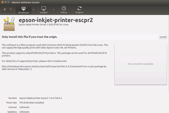 How to Install Epson L1110/L1118 Ubuntu 16.04 Xenial - Epson Printer Driver Ubuntu Software Center