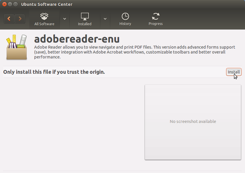 How to Install Adobe Reader on Ubuntu 16.04 Xenial - Ubuntu Software Center Installing Adobe Reader
