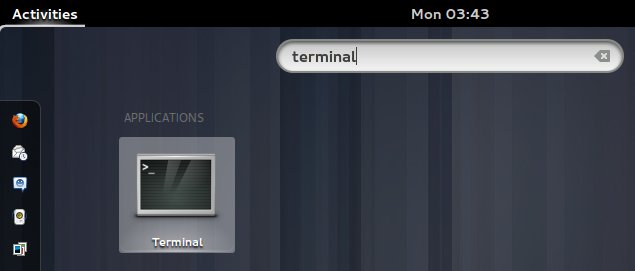 Linux Ubuntu GNOME Open Terminal