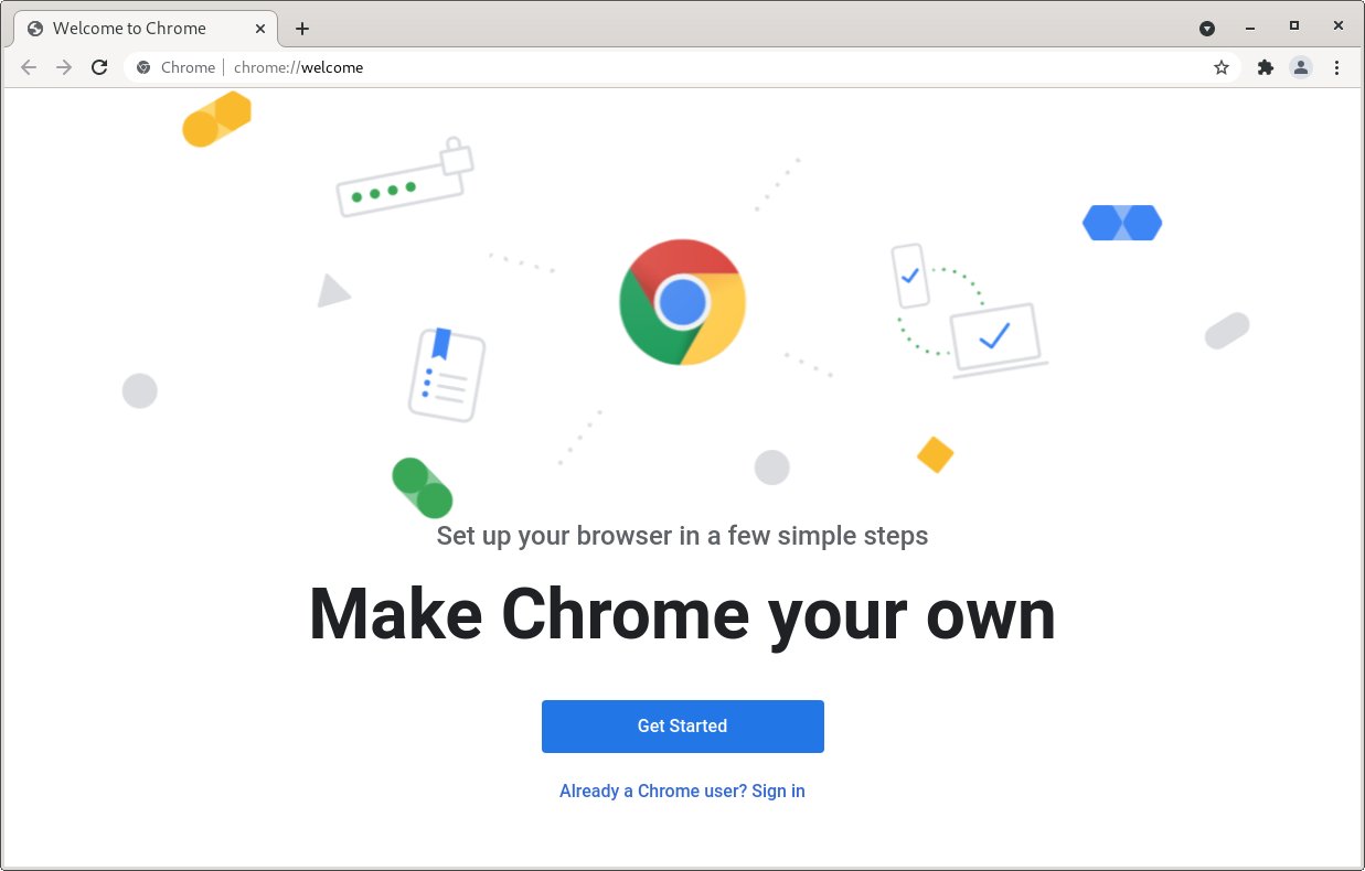 How to Install Chrome Beta in Fedora 35 - UI