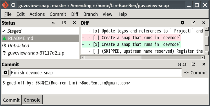 How to Install Best Git Client on GNU/Linux Desktops - Git-Cola UI