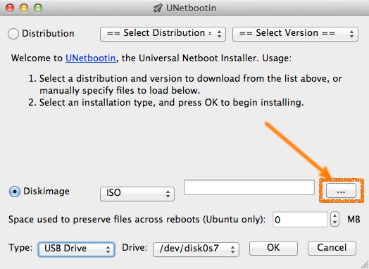 Mac Burn Ubuntu 14.04 ISO to USB Easy Guide - Browser for ISO Path
