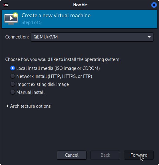 Virt-Manager Create New VM from ISO Visual Guide - Loading ISO