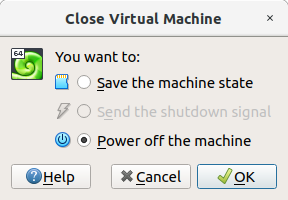 How to Install openSUSE Tumbleweed Virtual Machine on VirtualBox - Shutting Down