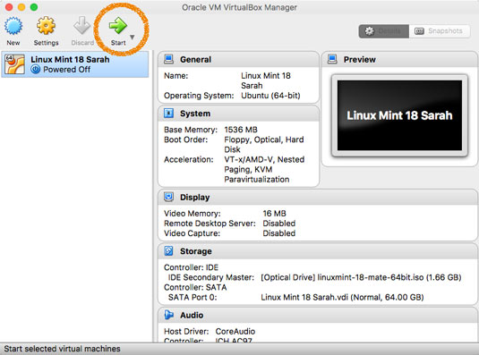 Lubuntu 16.04 Virtual Machine VirtualBox Install - Starting VM