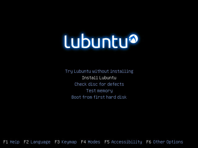 Lubuntu 17.10 Virtual Machine VirtualBox Install - Select Install