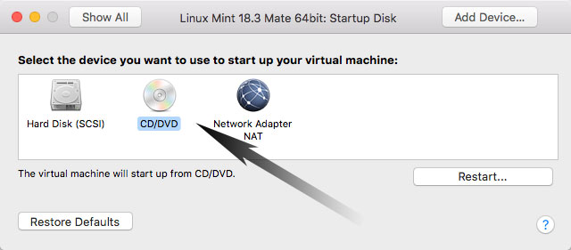 VMware Fusion 11 Boot from USB Drive/Stick - VMware Fusion 11 SetUp Boot from CD/DVD Drive