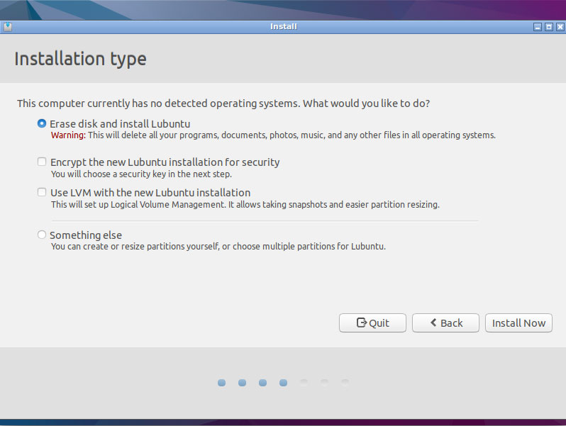 Install Lubuntu 17.10 Artful desktop on VMware Fusion 8 Steps - Language and Keyborad Layout
