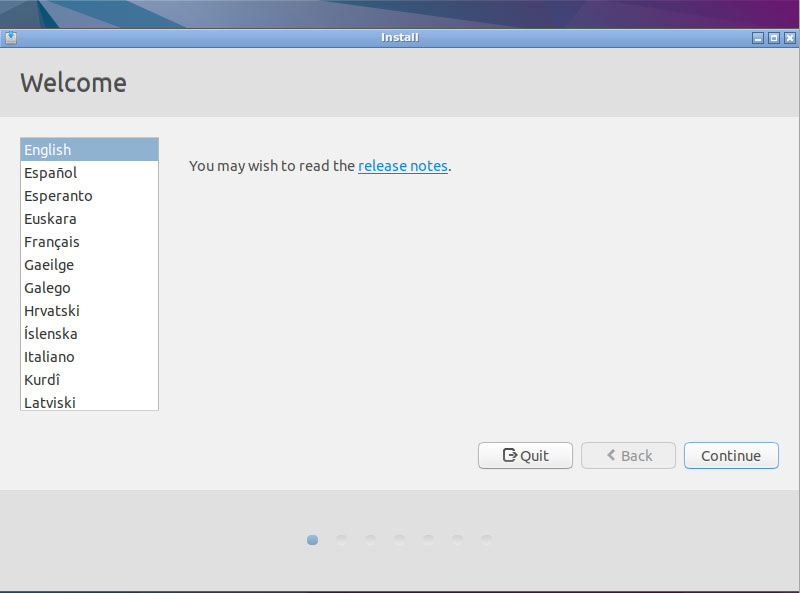 Install Lubuntu 16.04 Xenial Desktop on VMware Fusion 8 Steps - Welcome