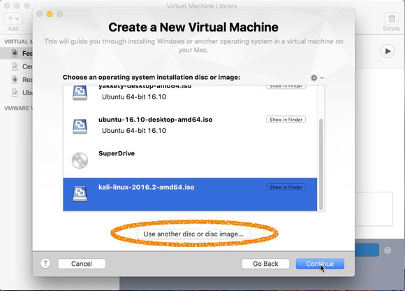 How to Create and Run a VMware Fusion Virtual Machine with Linux Live ISO -