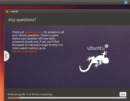 VMware Fusion Ubuntu 16.04 Install Virtual Machine - Installing