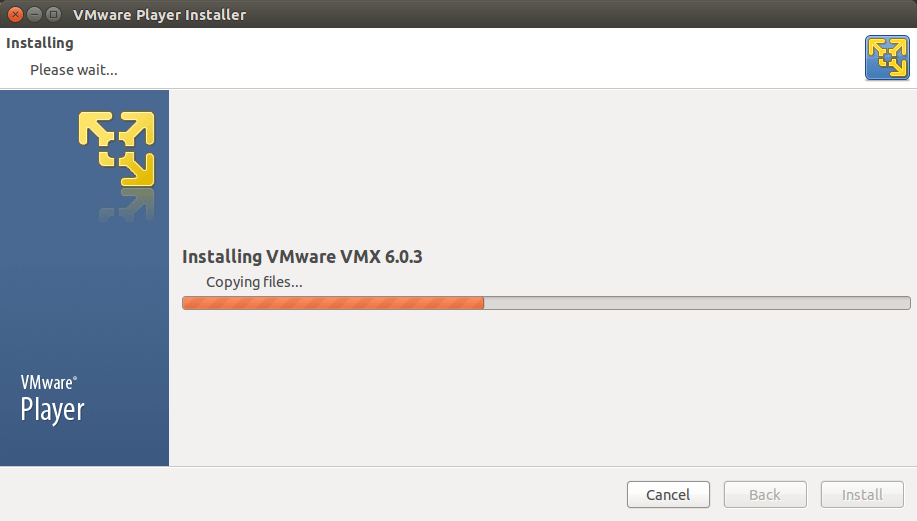 Linux Kali VMware Player 7 Installation - Installing