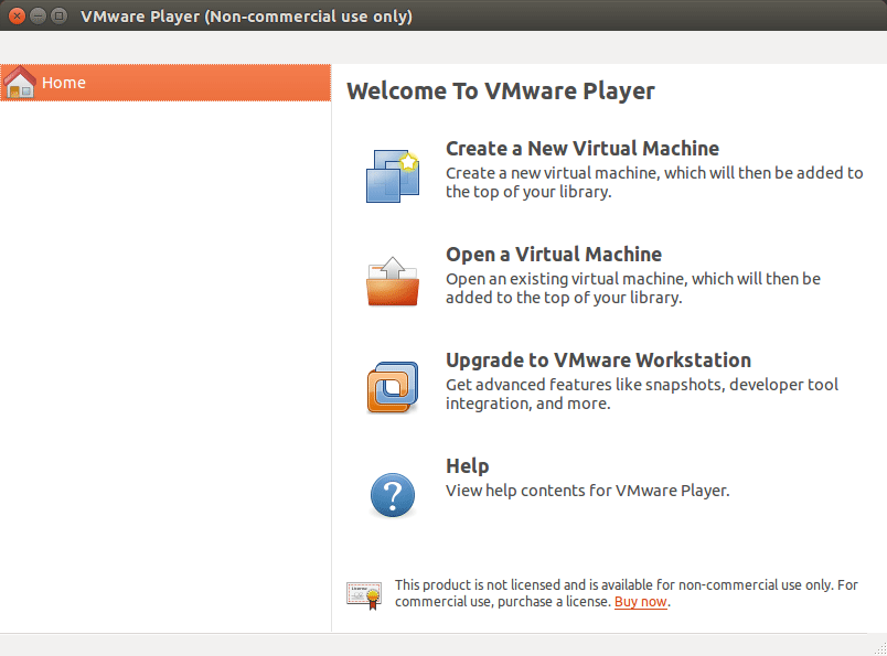 Linux Kali VMware Player 7 GUI