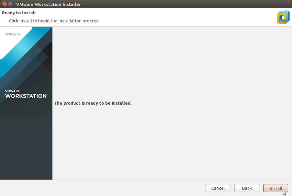 Linux Ubuntu 15.04 Vivid VMware Workstation 11 Installation - Start Installation
