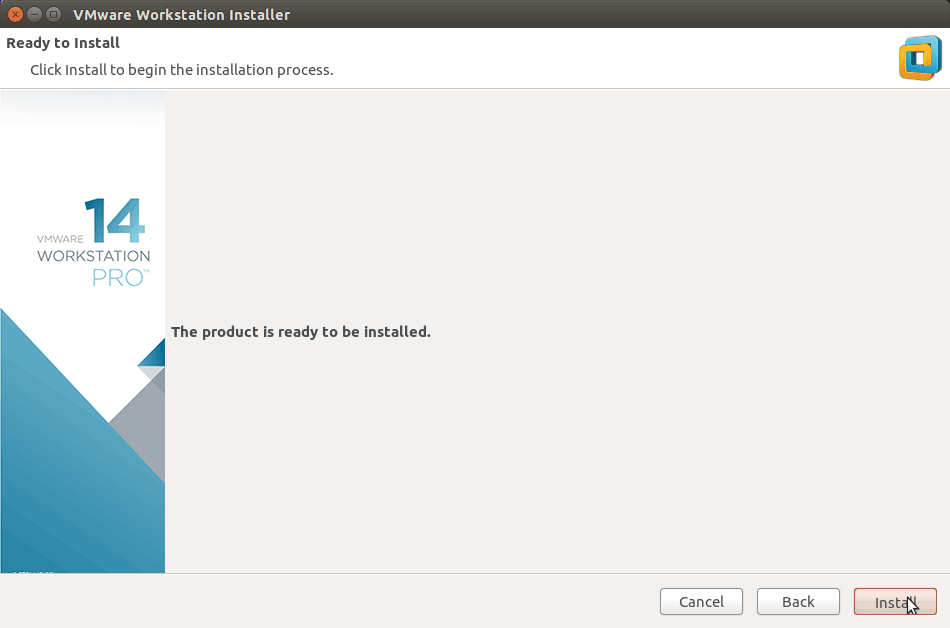 How to Install VMware Workstation 14 Pro on Ubuntu 17.04 Zesty - Start Installation