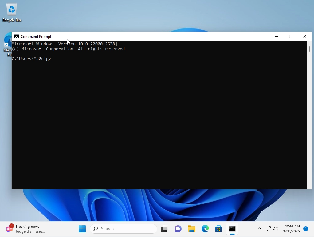 CLI - Windows 11 Command Line Prompt