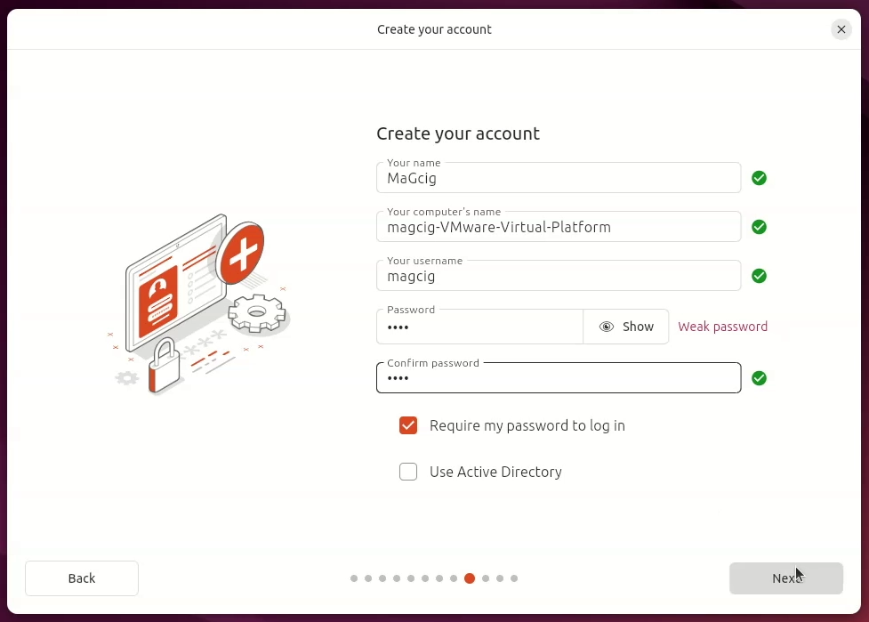 How to Dual Boot Ubuntu 24.04 and Windows 10 | Step-by-step - Create you account