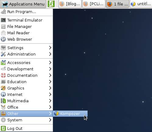 Xfce Launcher Inserted into Applications Menu