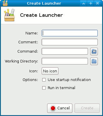 Xfce Started Launcher Creator