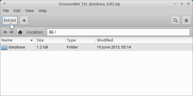 Linux Xubuntu unzip packages - Extracting zip Package