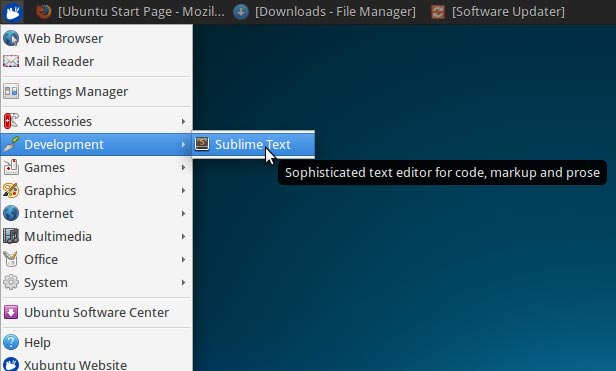 Install Sublime Text Editor Xubuntu 13.10 Saucy - Sublime Text on Xubuntu Xfce Desktop